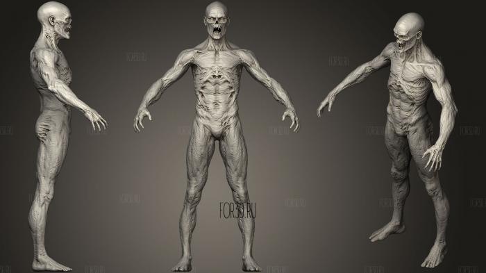 Living Dead 3d stl модель для ЧПУ